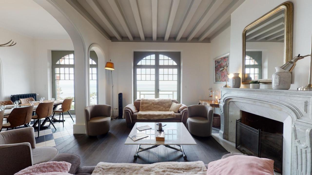 Les Roches Grises, Luxueuse Villa Face Mer, 4Etoiles, Spa Et Jardin Panoramique, Societe La Clef Decamp Granville Exterior photo