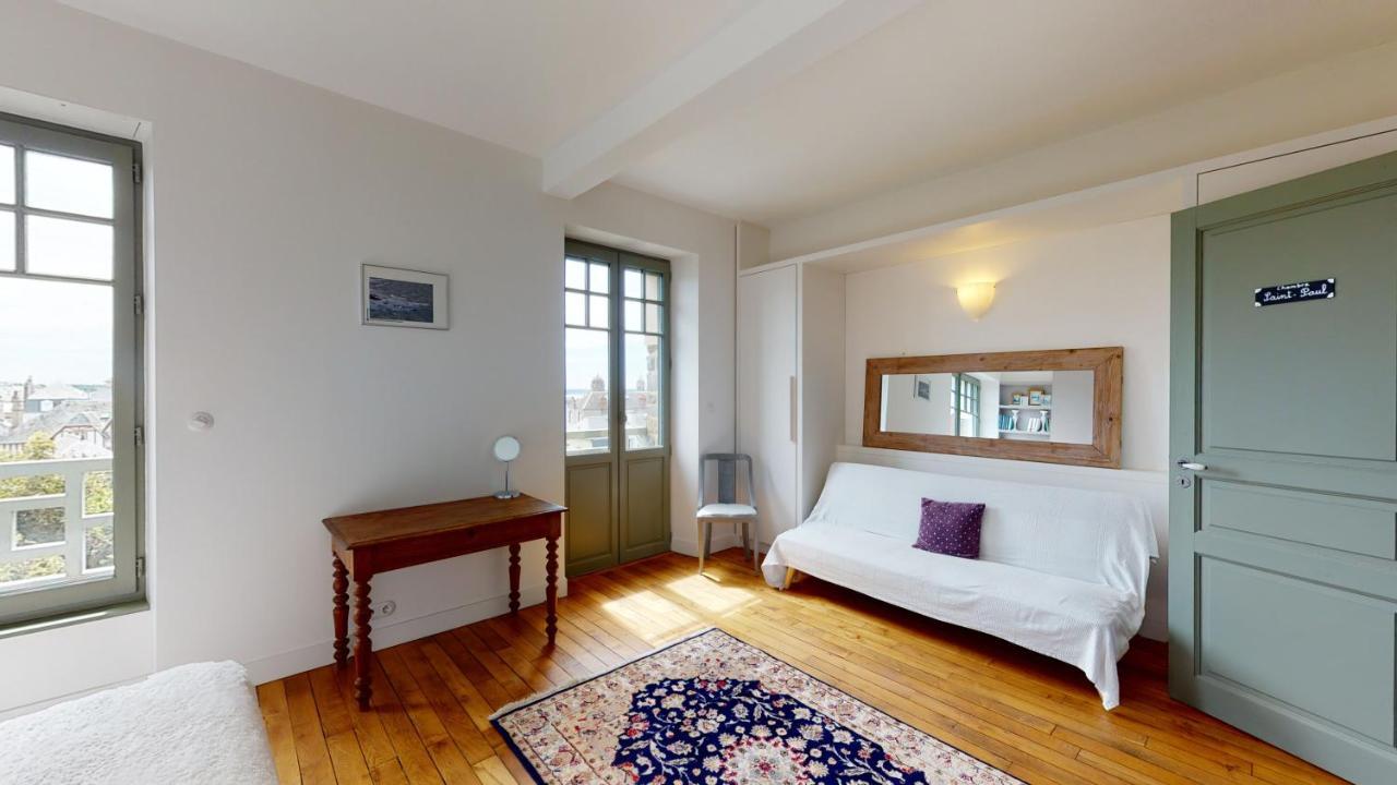 Les Roches Grises, Luxueuse Villa Face Mer, 4Etoiles, Spa Et Jardin Panoramique, Societe La Clef Decamp Granville Exterior photo
