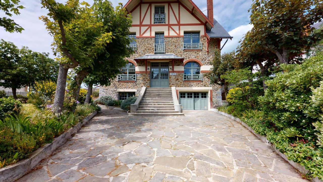 Les Roches Grises, Luxueuse Villa Face Mer, 4Etoiles, Spa Et Jardin Panoramique, Societe La Clef Decamp Granville Exterior photo