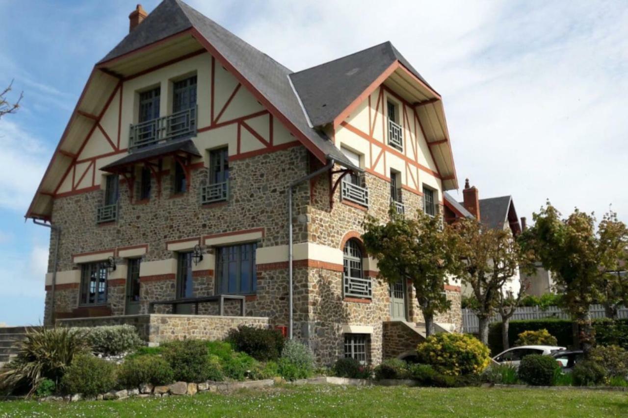 Les Roches Grises, Luxueuse Villa Face Mer, 4Etoiles, Spa Et Jardin Panoramique, Societe La Clef Decamp Granville Exterior photo